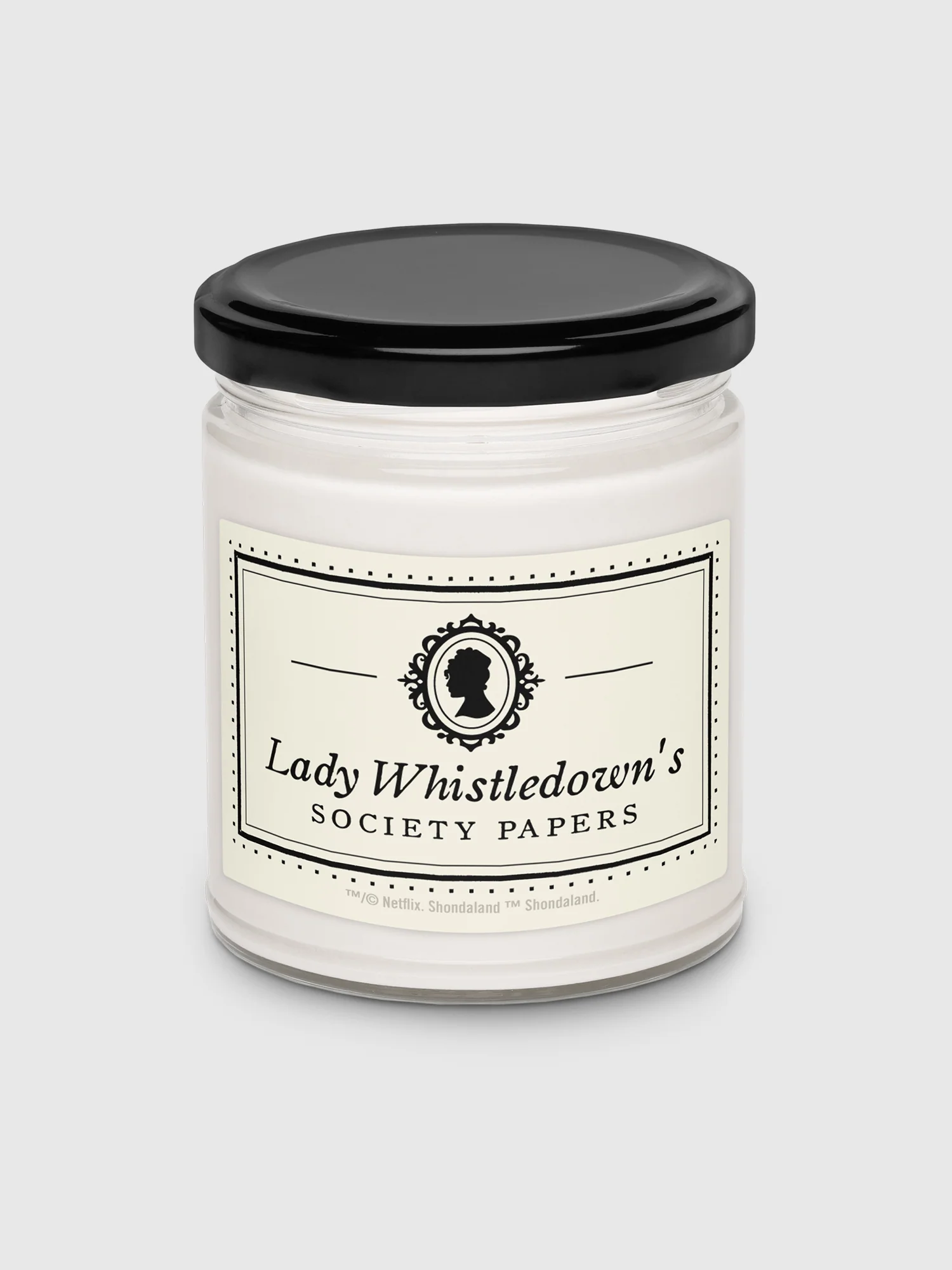 Bridgerton Scented Candle Lady Whistledown News Paper