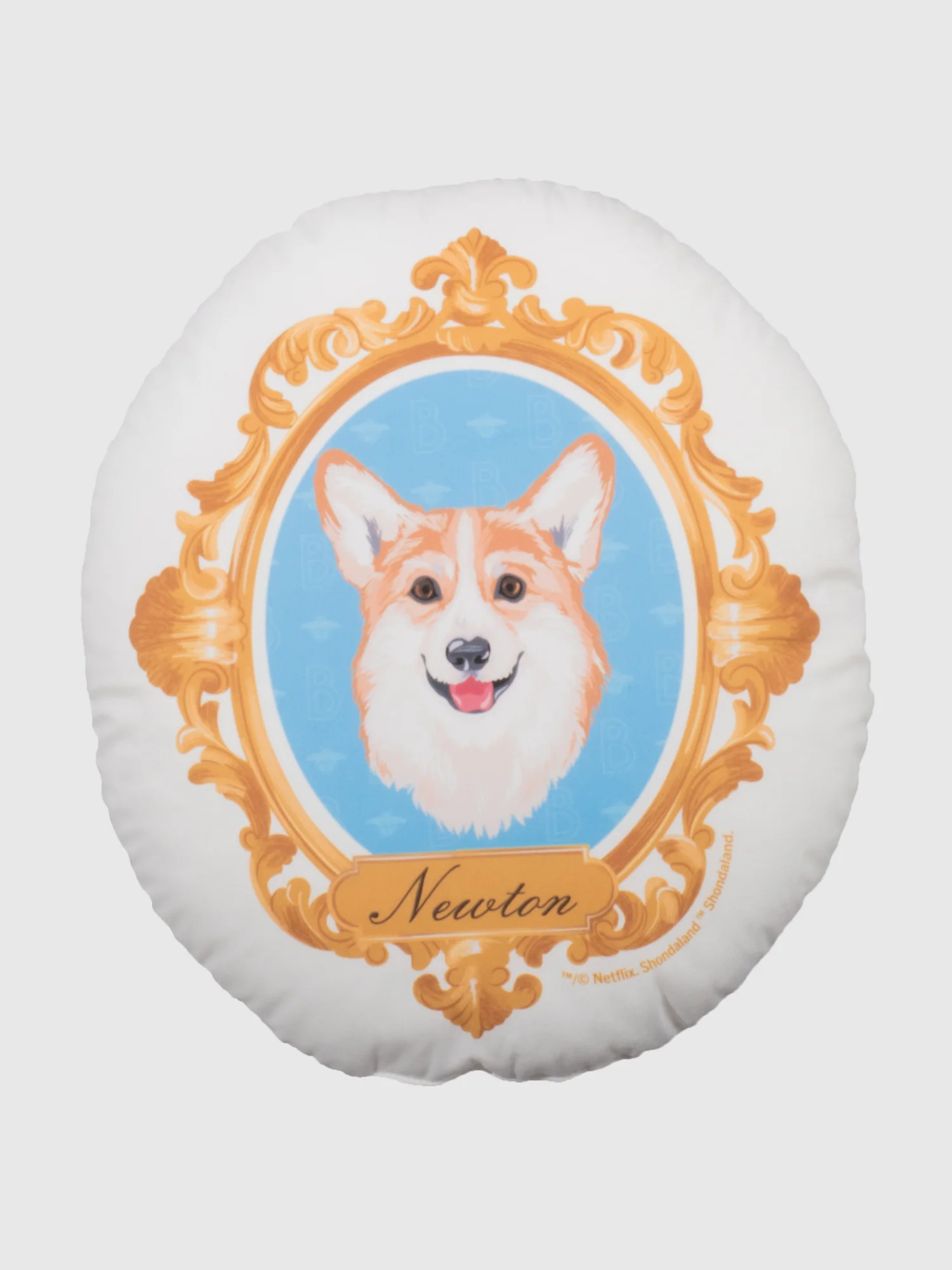 Bridgerton Newton the Corgi Pillow