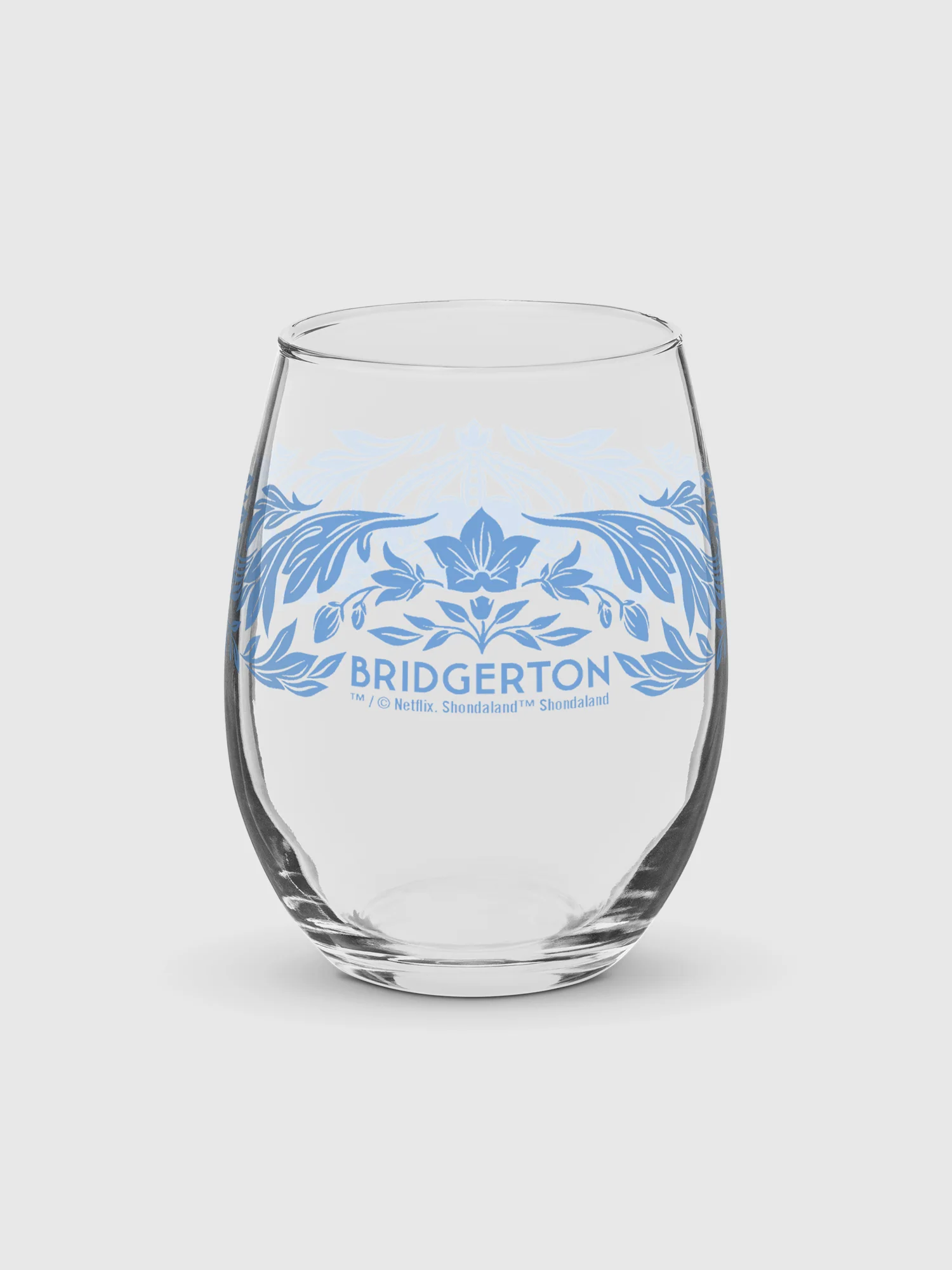 Bridgerton Wine Glass Crown Pattern
