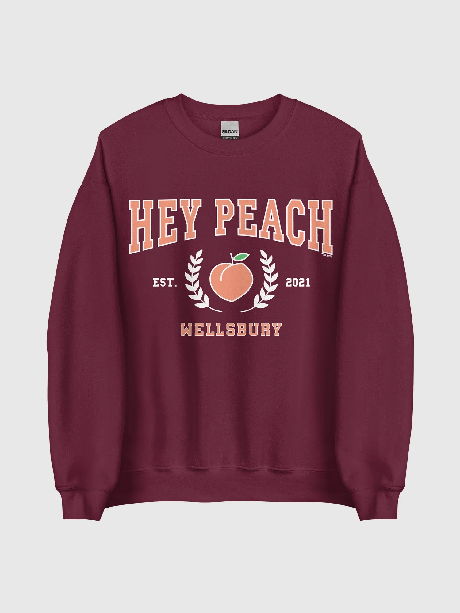 Ginny & Georgia Hey Peach Crewneck Sweatshirt