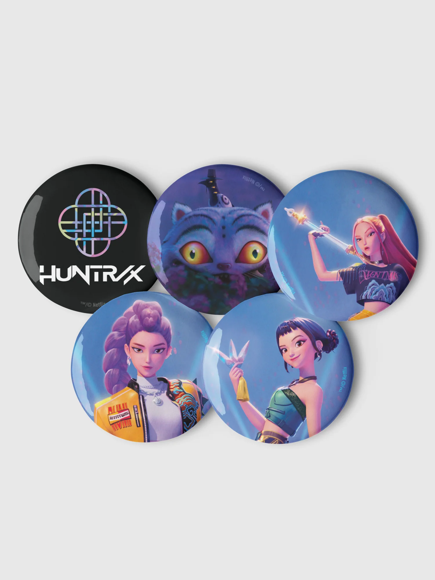 KPop Demon Hunters HUNTR/X Pin Set - Image 2
