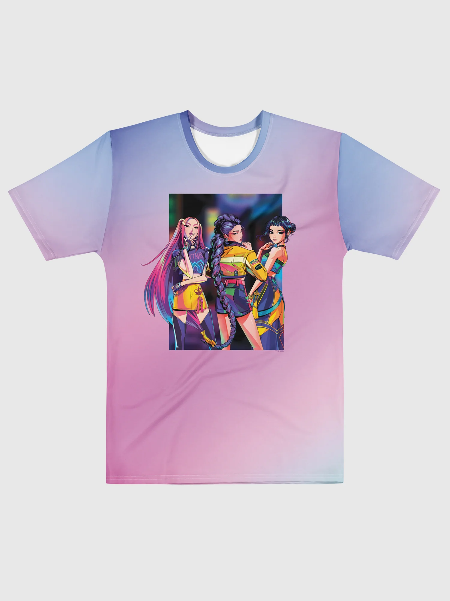 KPop Demon Hunters Adult T-Shirt HUNTR/X Electric Summer