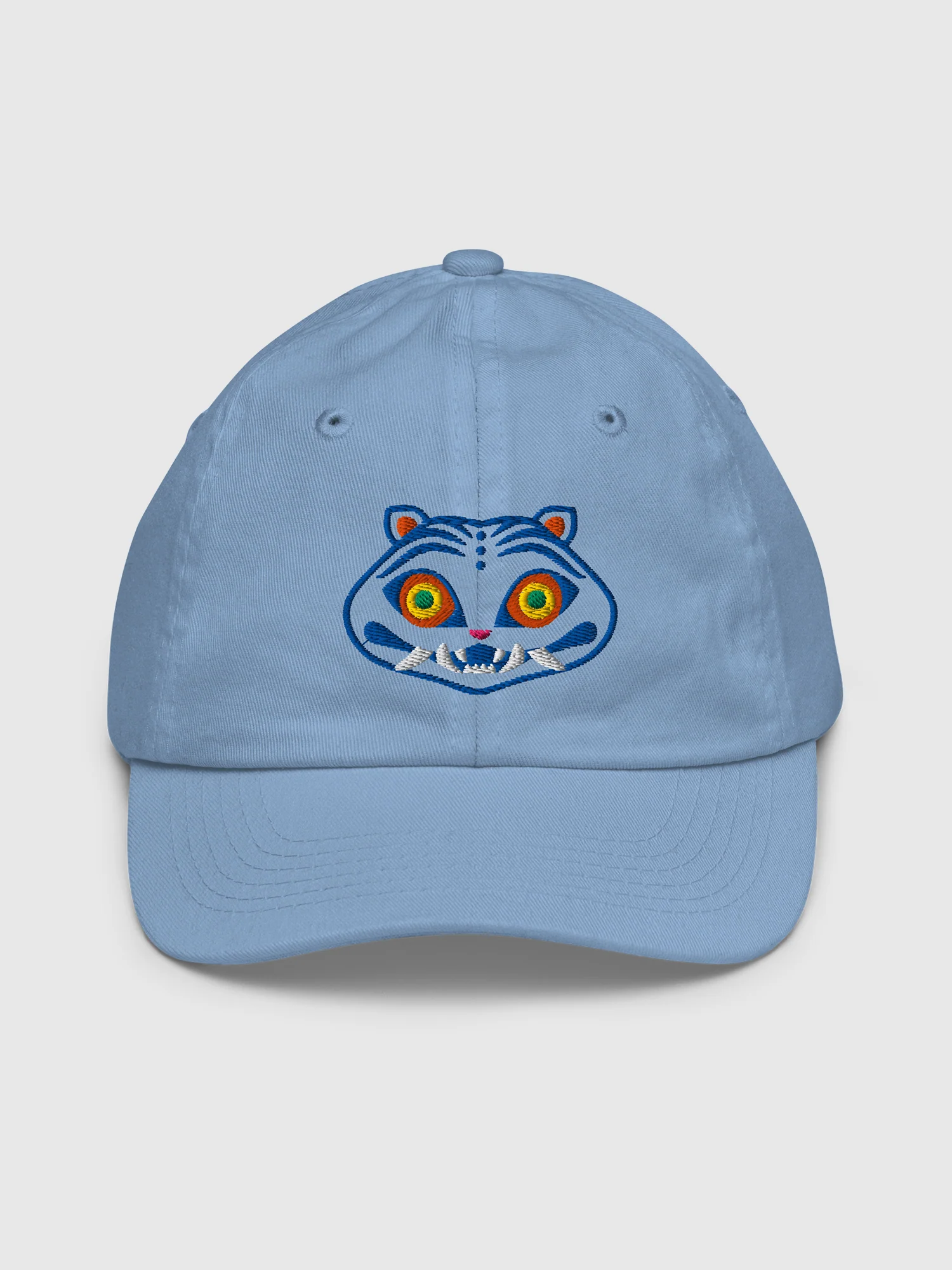 KPop Demon Hunters Derpy Tiger Embroidered Youth Baseball Hat