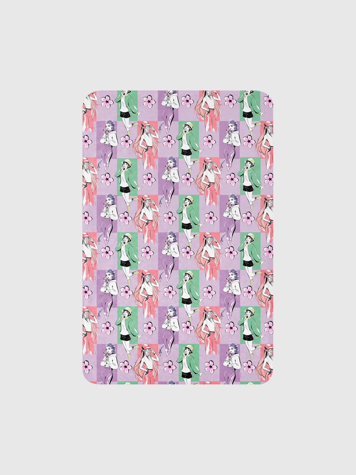 KPop Demon Hunters HUNTR/X Sherpa Blanket Spring