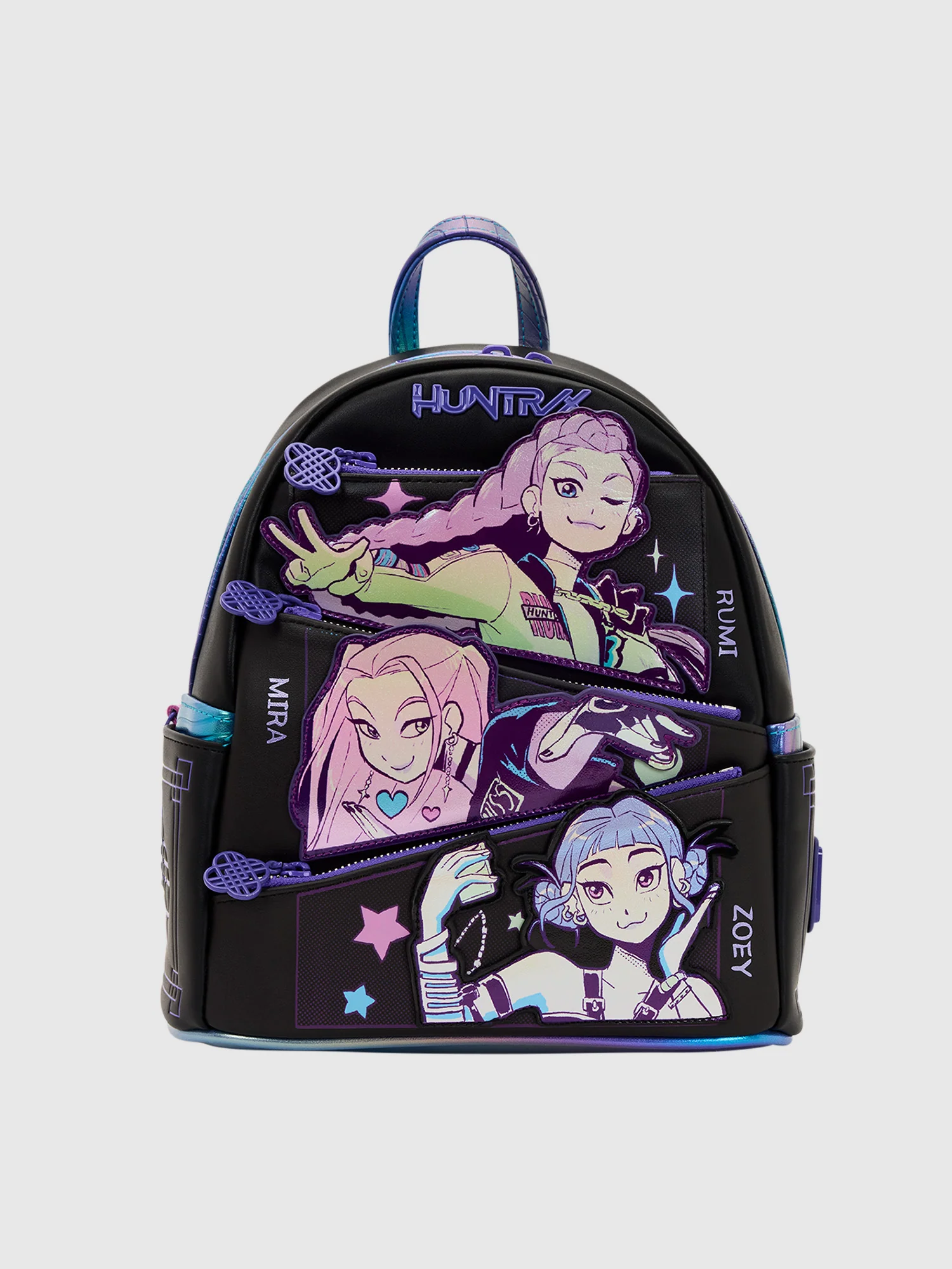 KPop Demon Hunters HUNTR/X Mini Backpack with Photo Card Charm