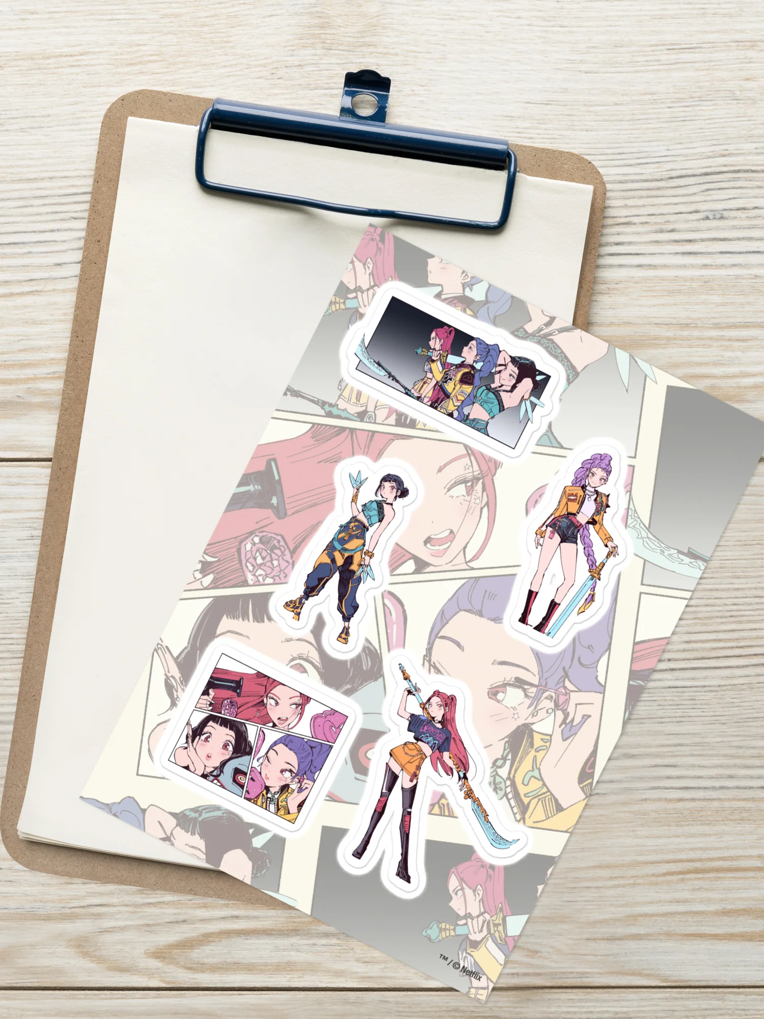 KPop Demon Hunters Sticker Sheet HUNTR/X Polo Tokki - Image 2