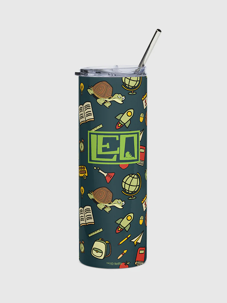 Leo Icons Pattern 20 oz. Stainless Steel Tumbler