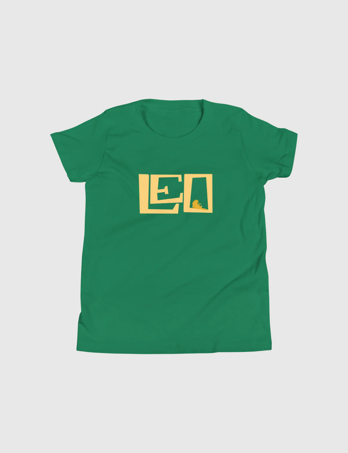 Leo Youth Logo Short Sleeve T-Shirt [Green]
