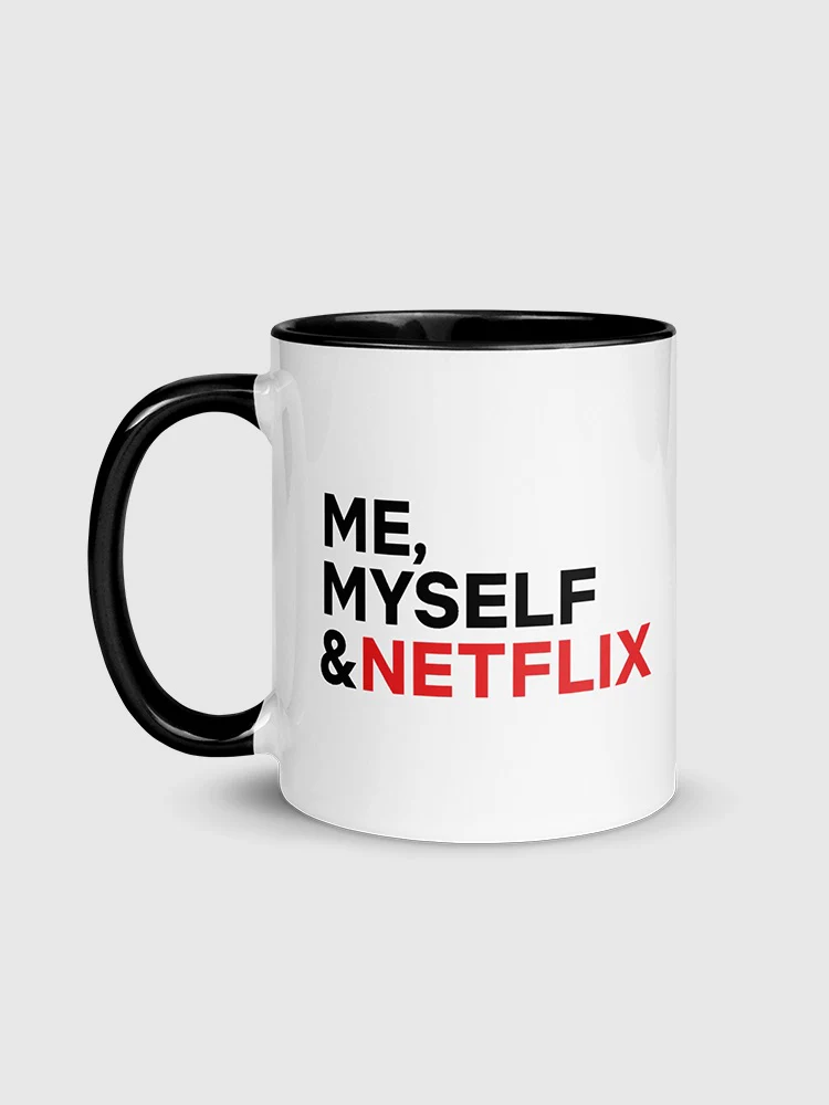 Netflix Me, Myself & Netflix Two-Tone Mug