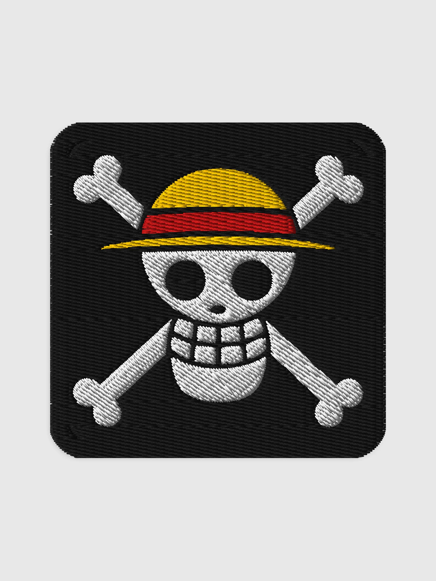 One Piece Embroidered Patch Skull