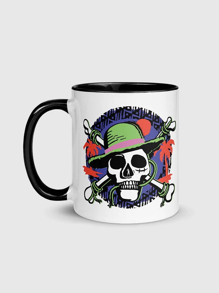 One Piece Jolly Roger Two-Tone Mug