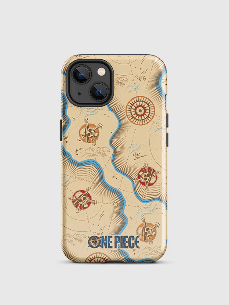 One Piece Map Pattern iPhone Tough Case - Image 18