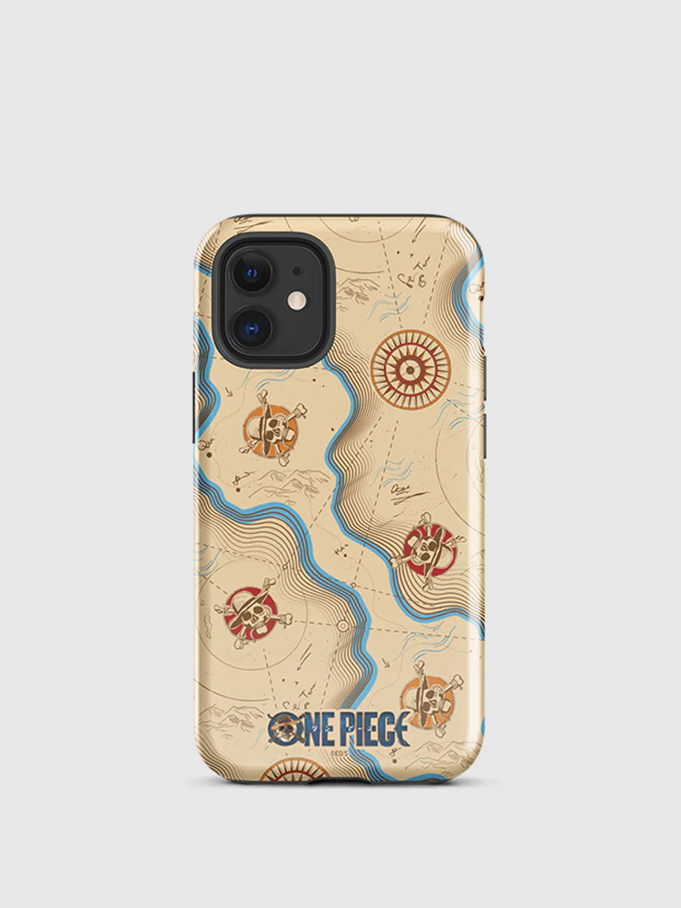 One Piece Map Pattern iPhone Tough Case - Image 21