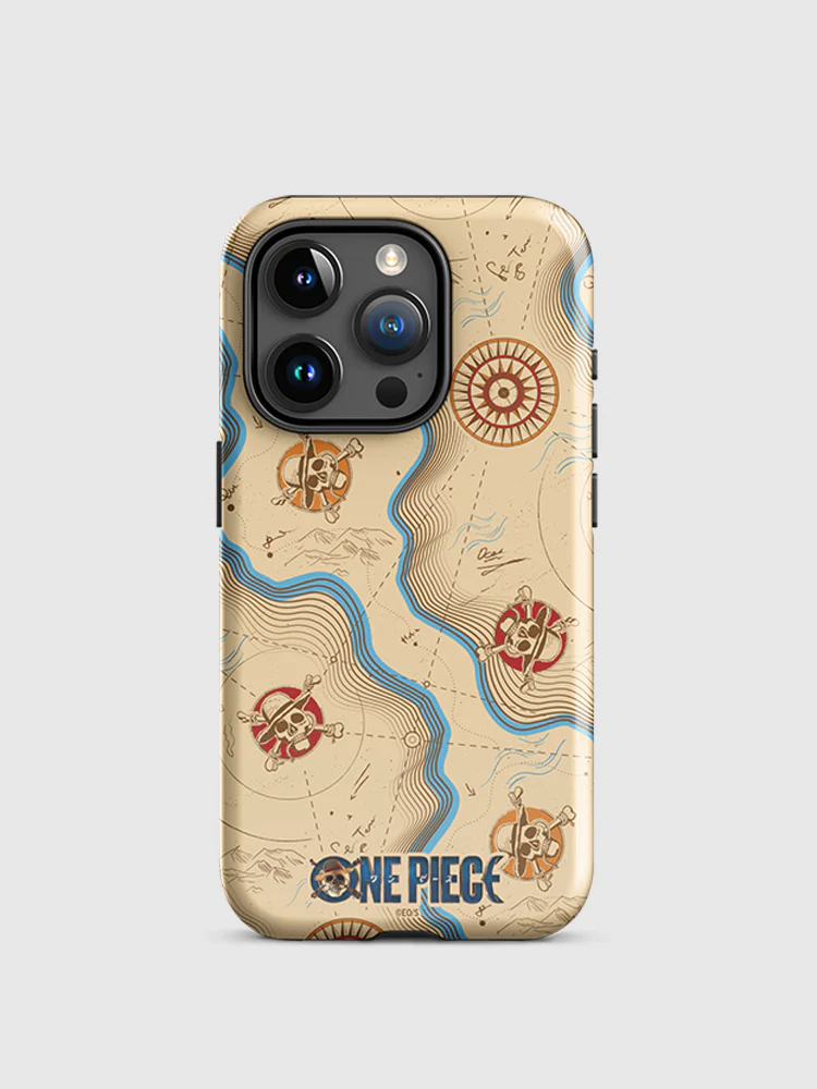 One Piece Map Pattern iPhone Tough Case - Image 8