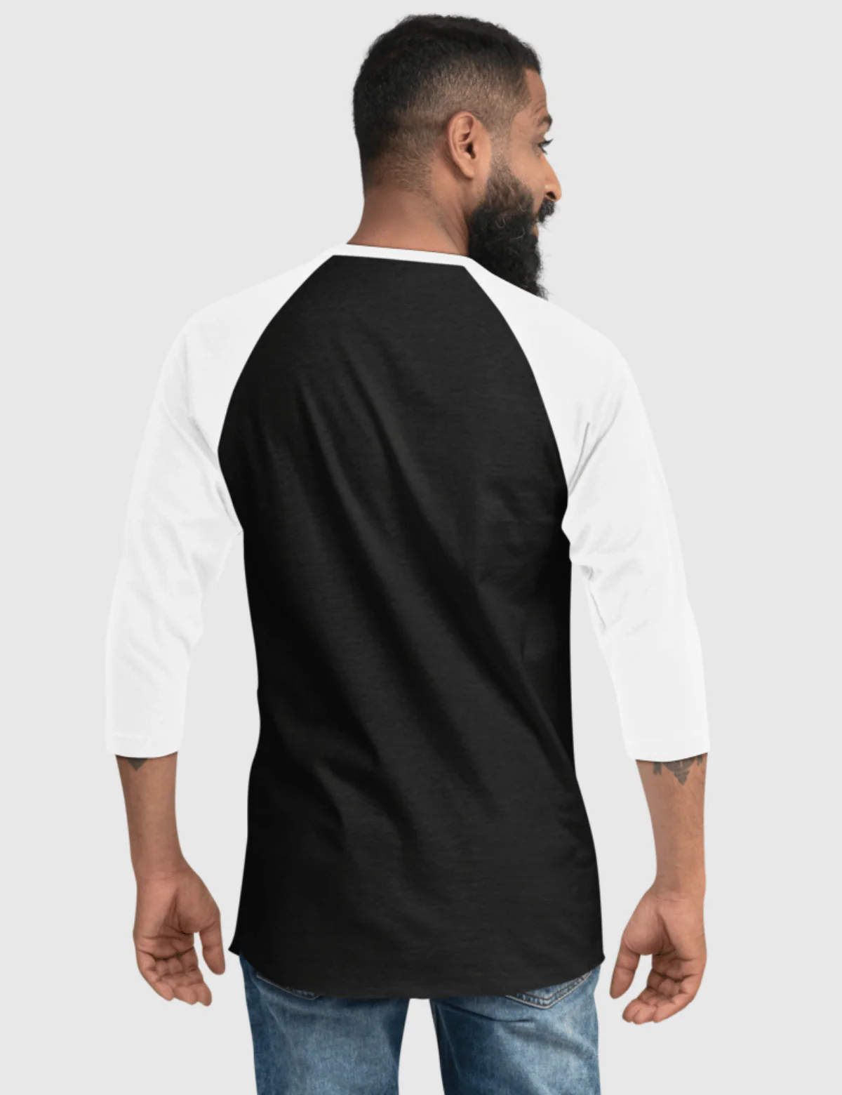 Rebel Moon Raglan Shirt [Black/White] - Image 3