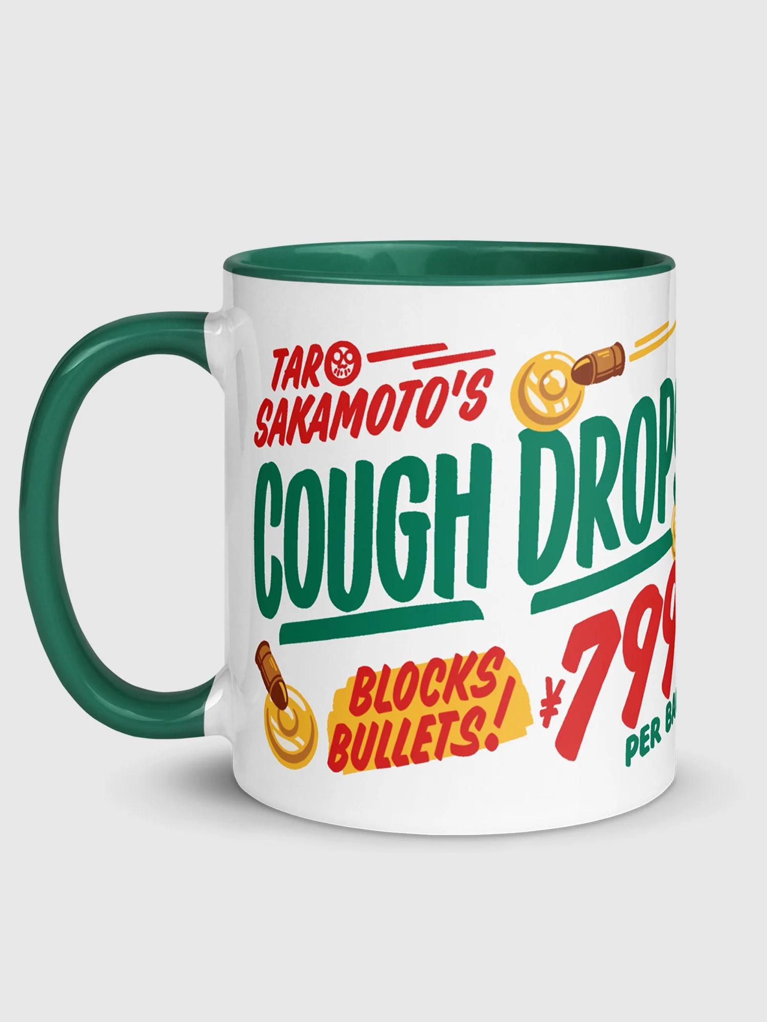 Sakamoto Days Cough Drops Two-tone Mug