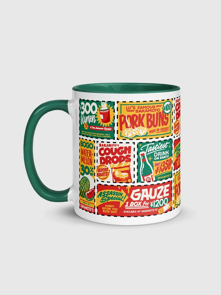 Sakamoto Days Coupons Two-Tone Mug