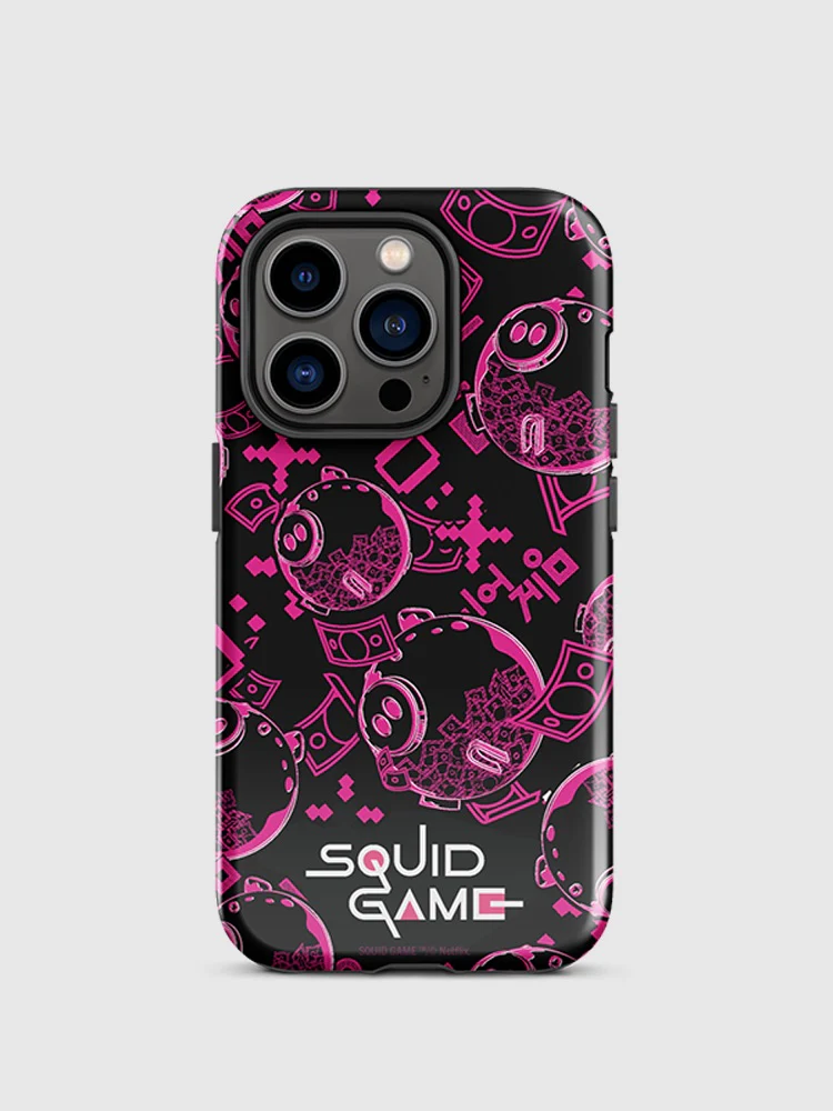 Squid Game Piggybank Pattern iPhone Tough Case - Image 12