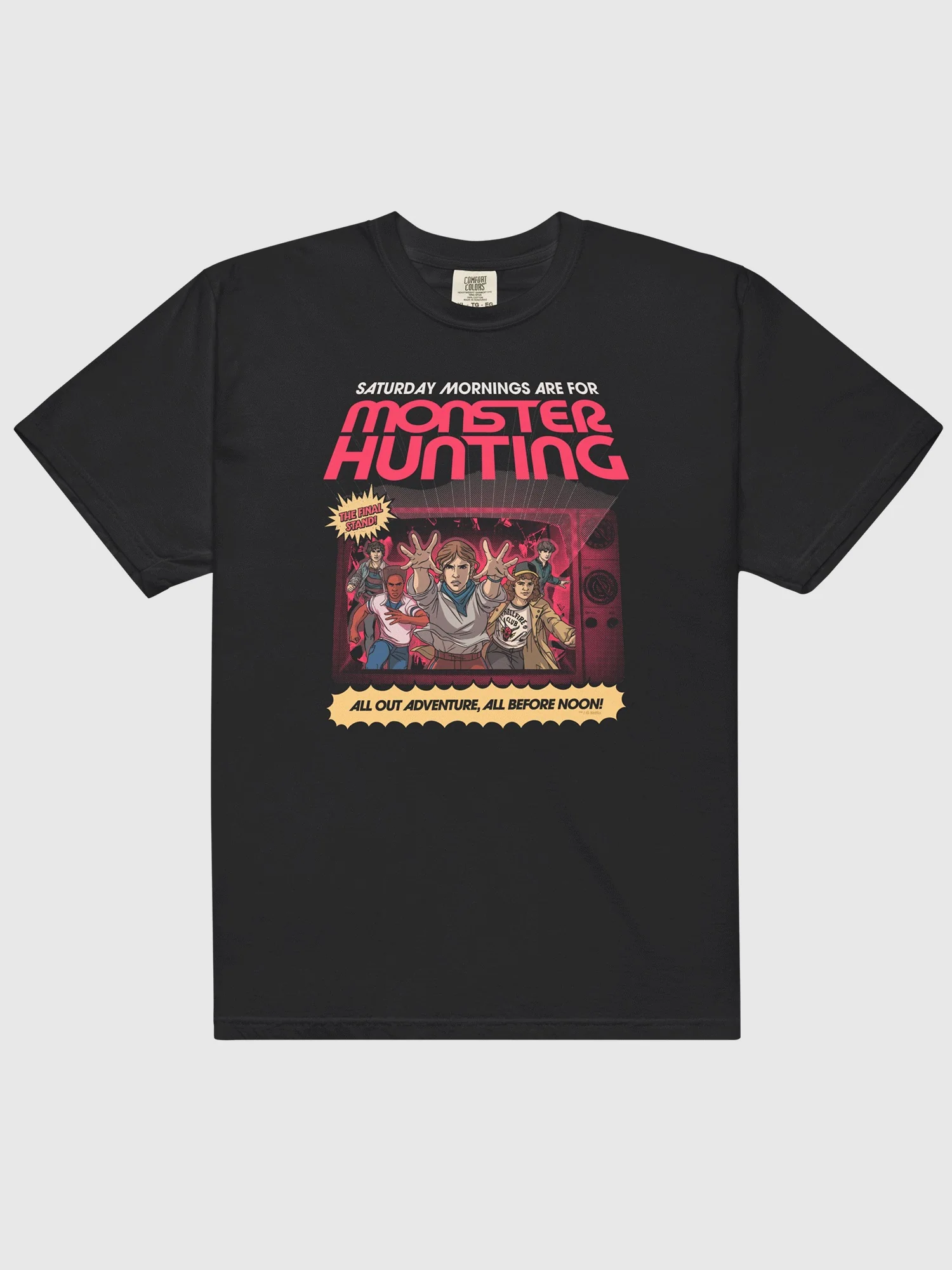 Stranger Things Comfort Colors T-Shirt Saturday Mornings