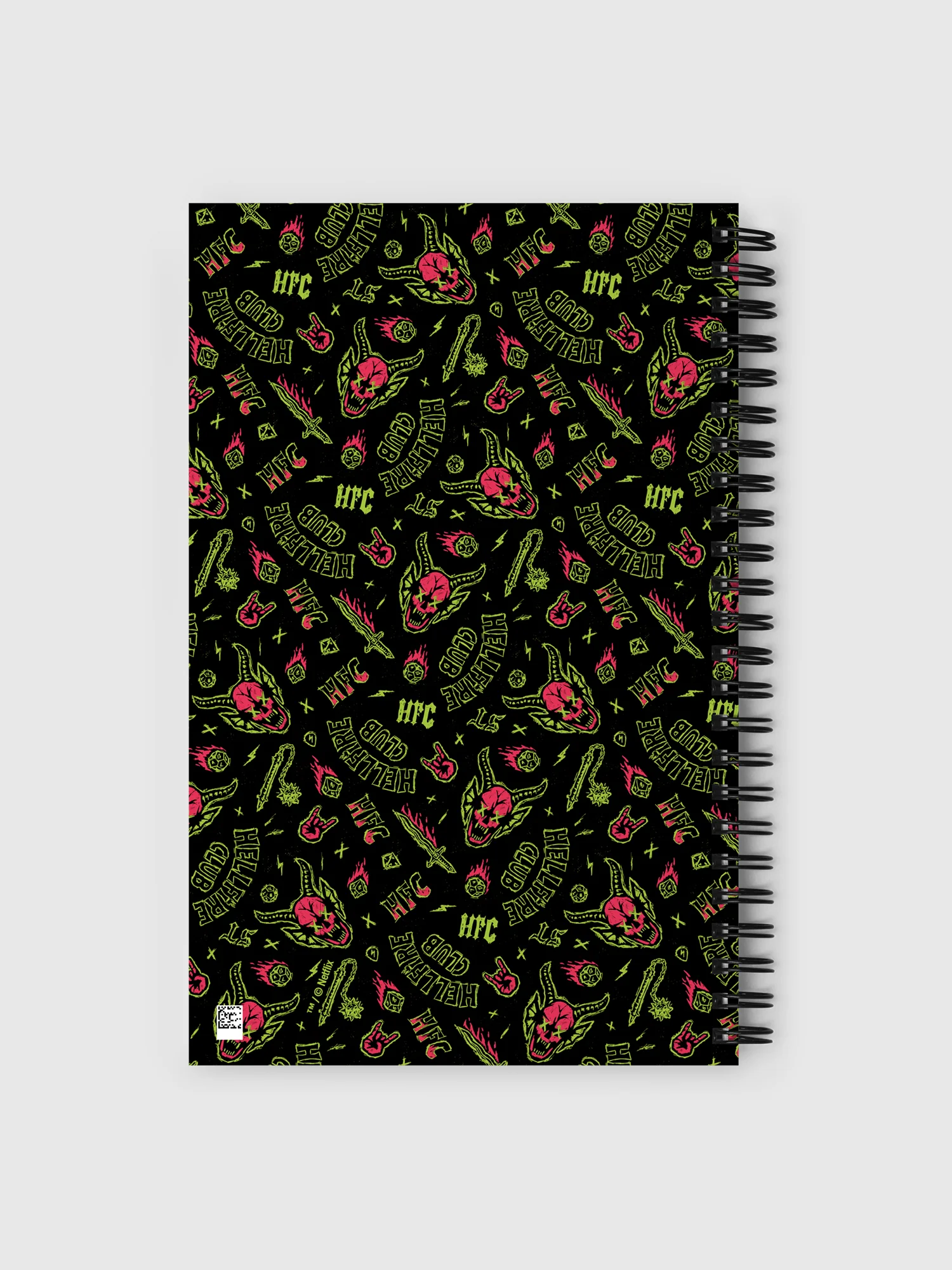Stranger Things Hellfire Club Spiral Notebook - Image 2
