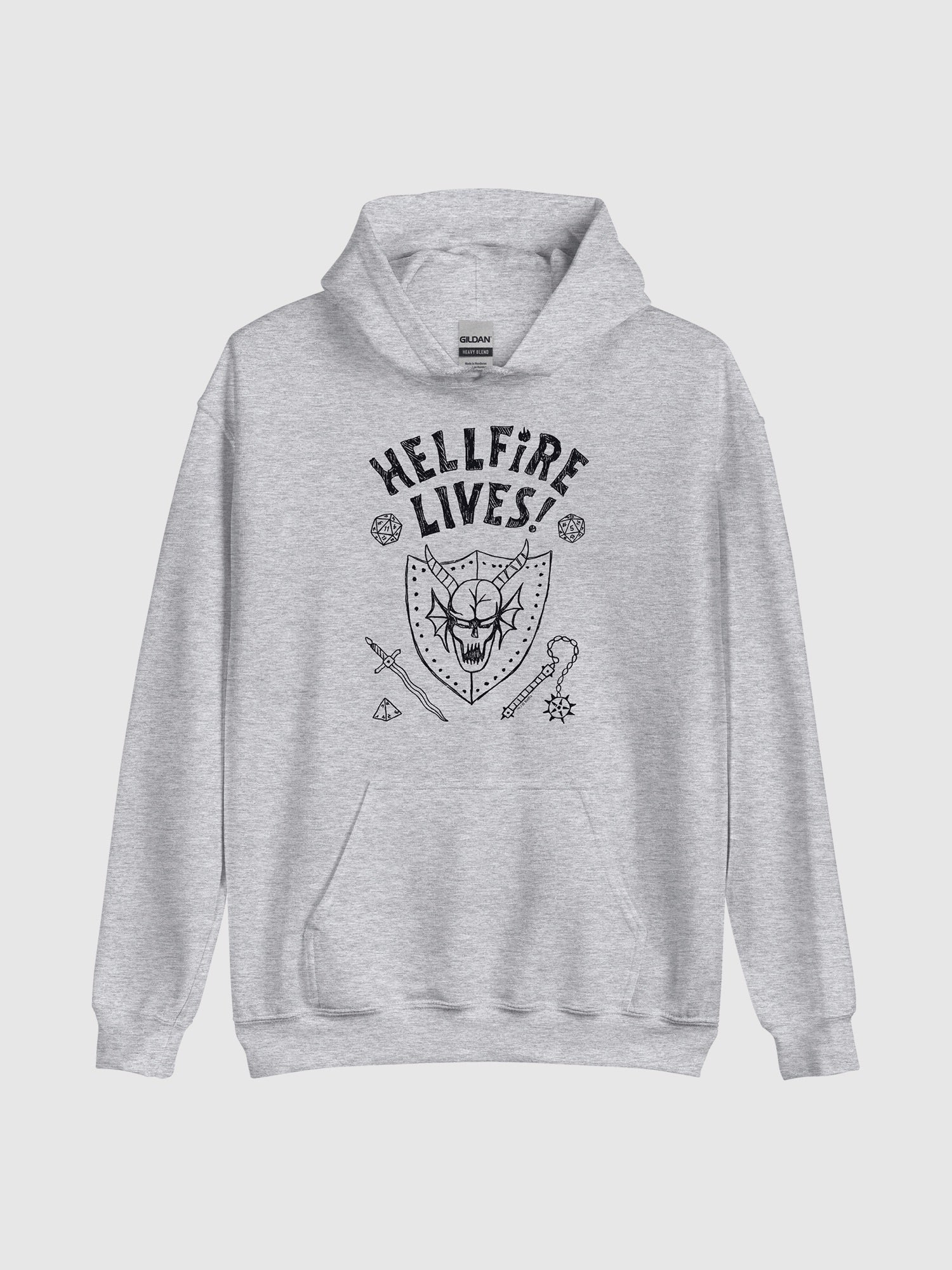 Stranger Things Hellfire Lives Hoodie