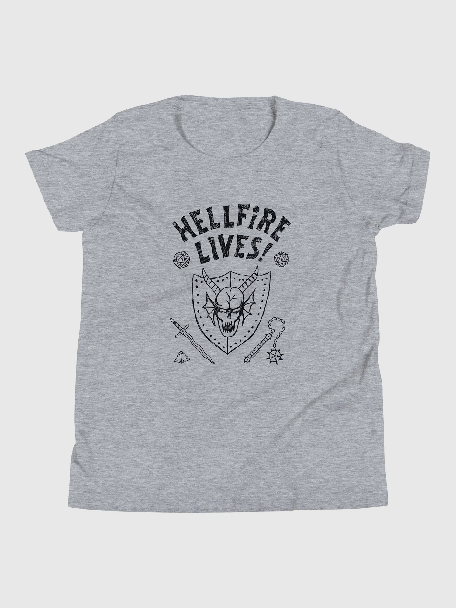 Stranger Things Hellfire Lives Kids T-Shirt