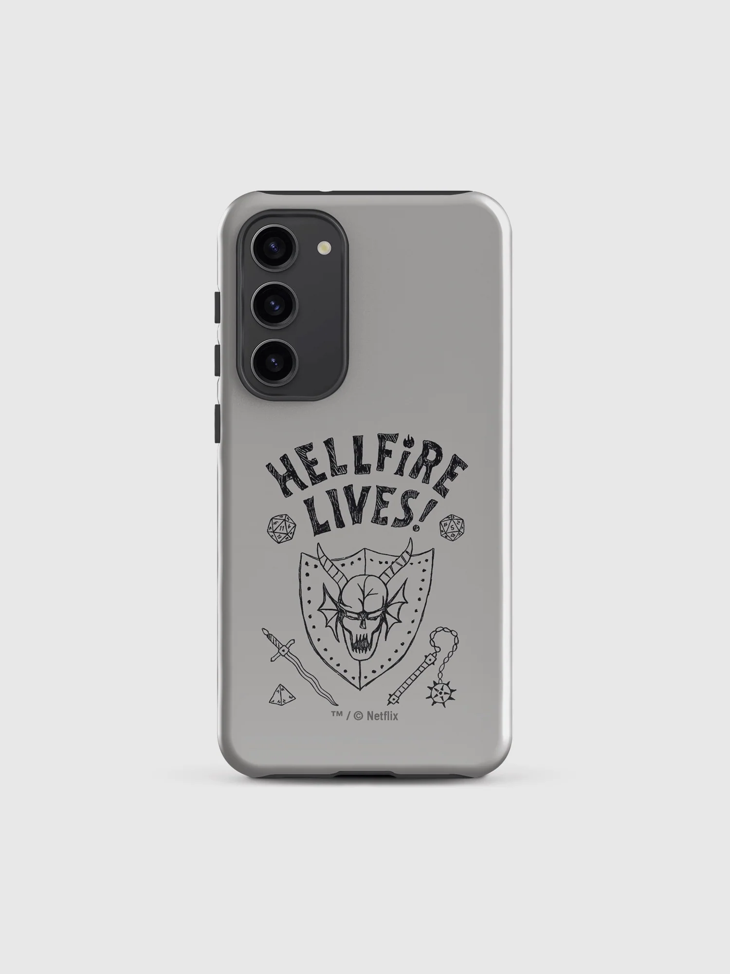 Stranger Things Hellfire Lives Samsung Tough Phone Case - Image 6