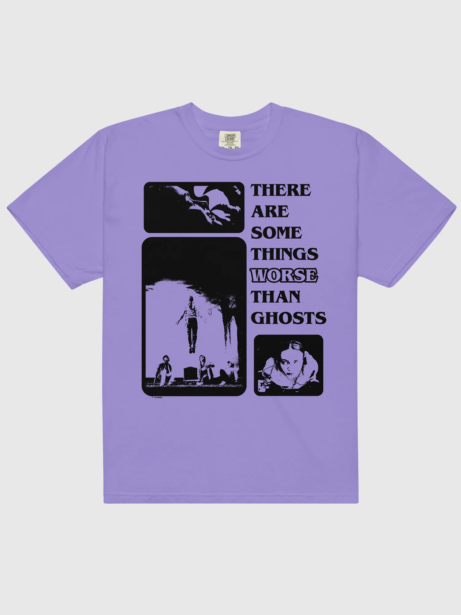 Stranger Things Max Ghosts Comfort Colors T-Shirt