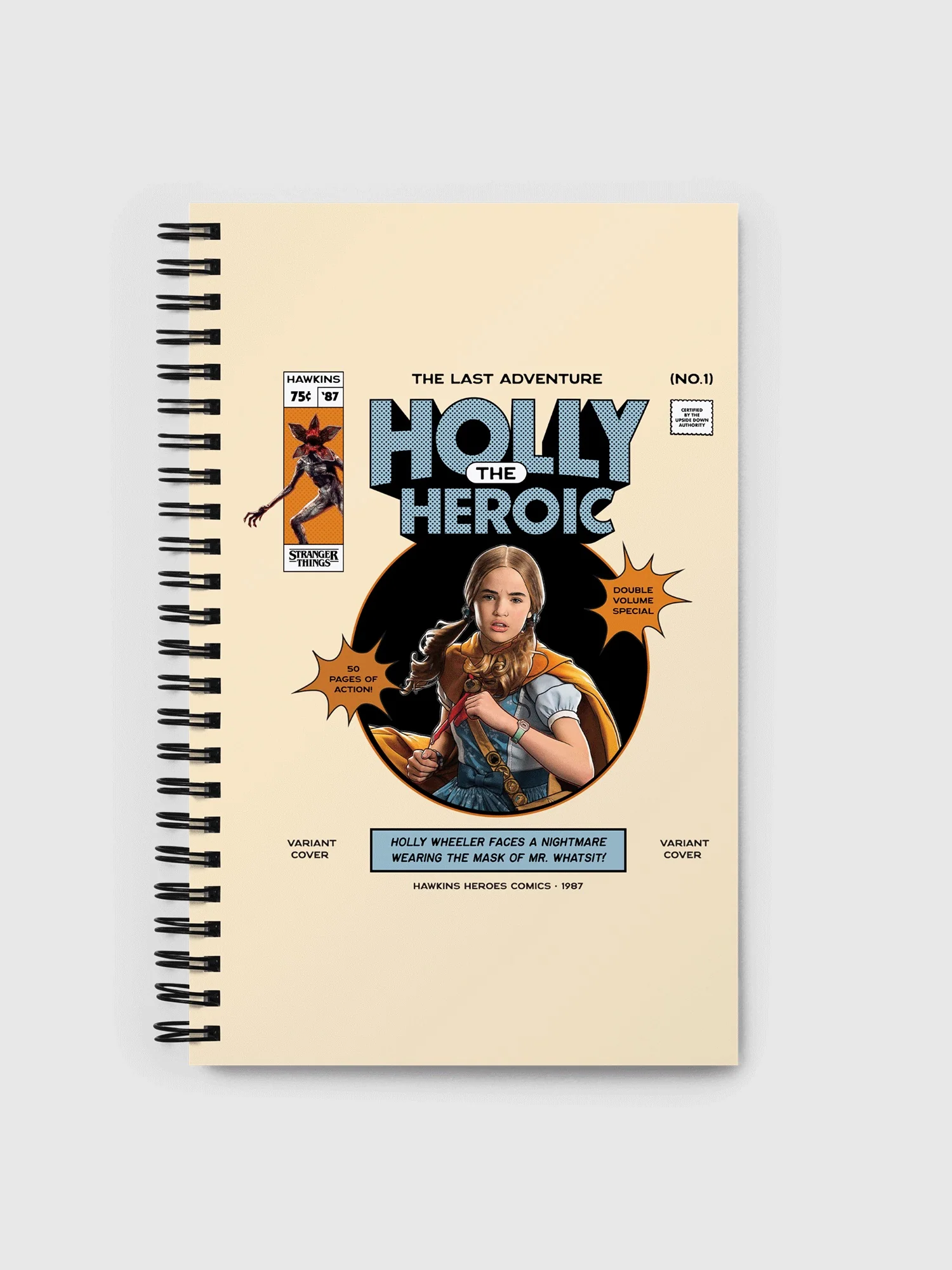 Stranger Things Notebook Holly The Heroic