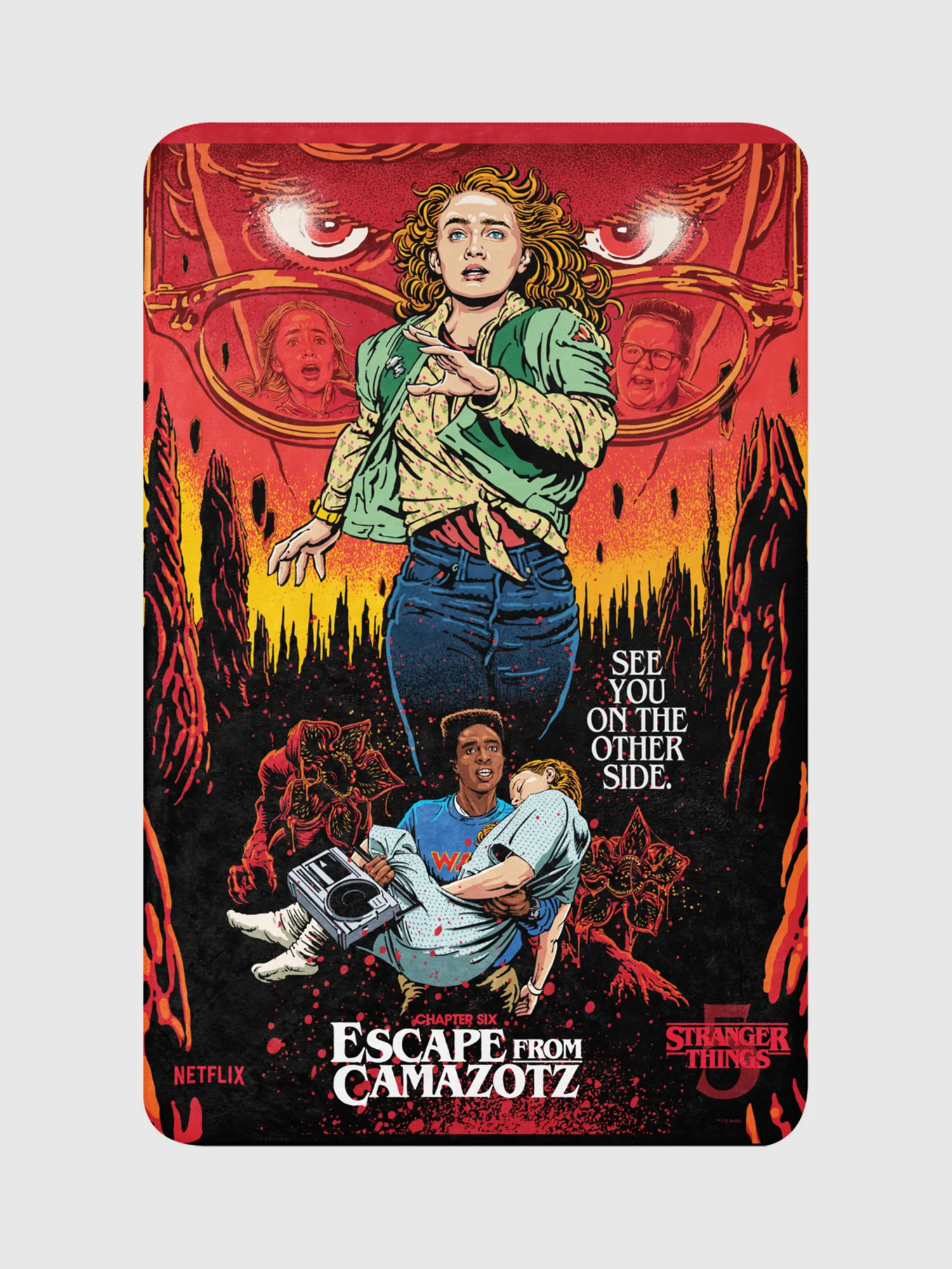 Stranger Things Season 5 x Butcher Billy Escape From Camazotz Blanket