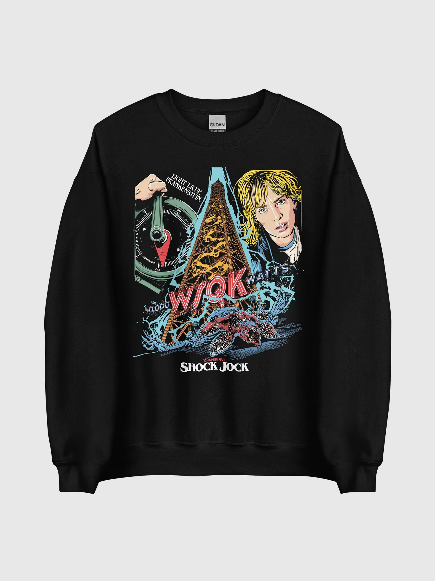Stranger Things Season 5 x Butcher Billy Shock Jock Sweatshirt