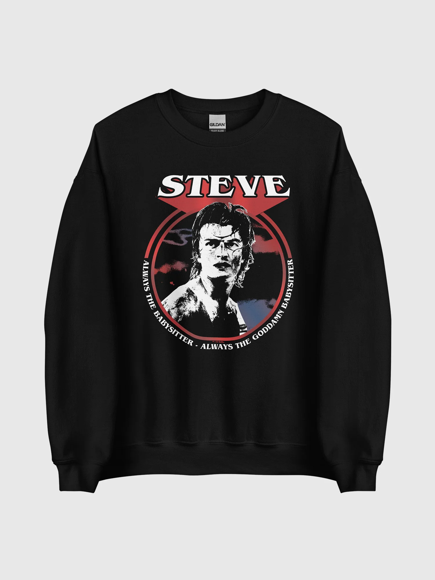 Stranger Things Steve Babysitter Crewneck