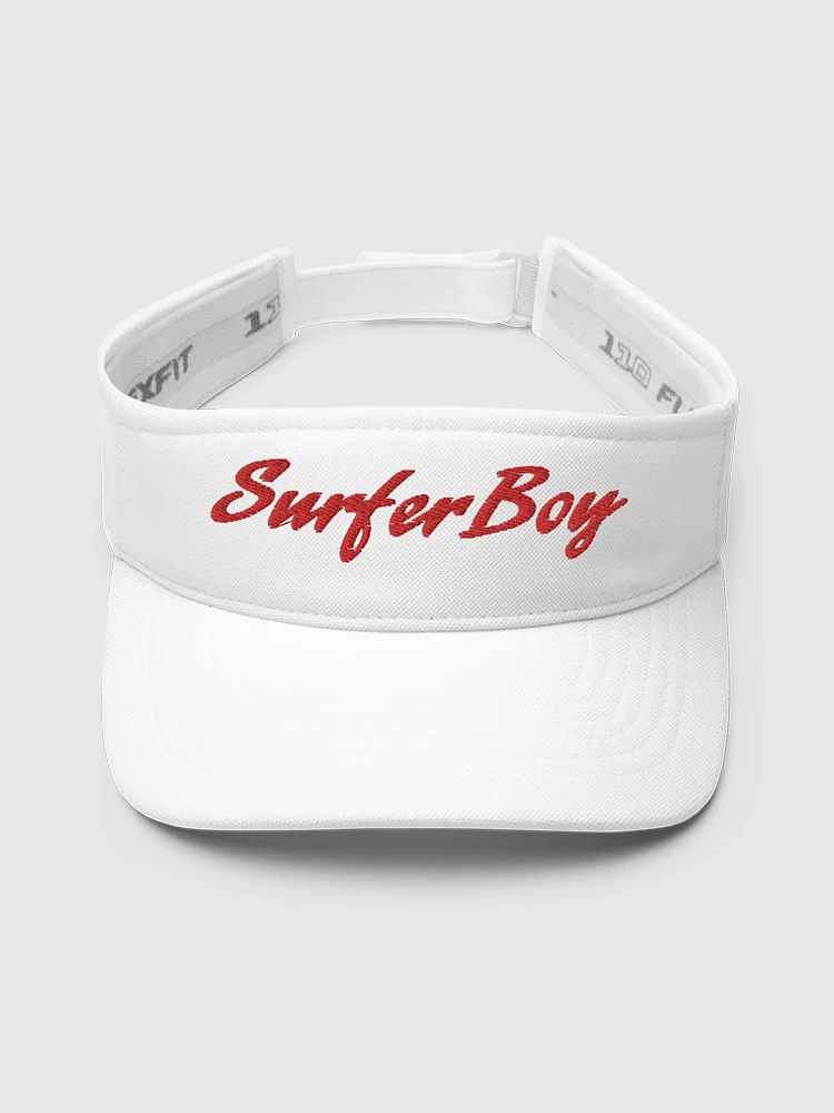 Surfer Boy Pizza Embroidered Visor