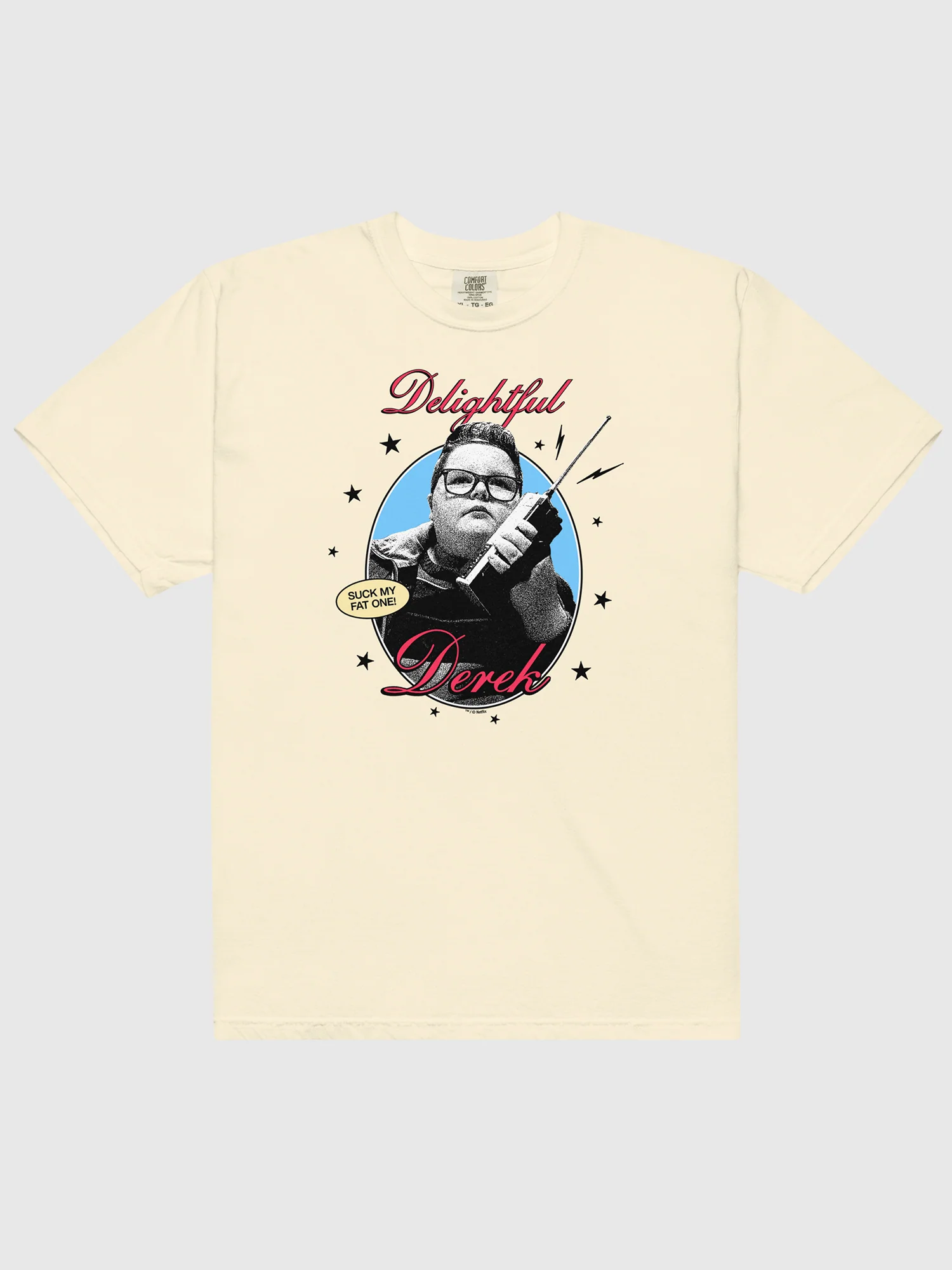 Stranger Things T-Shirt Delightful Derek Comfort Colors
