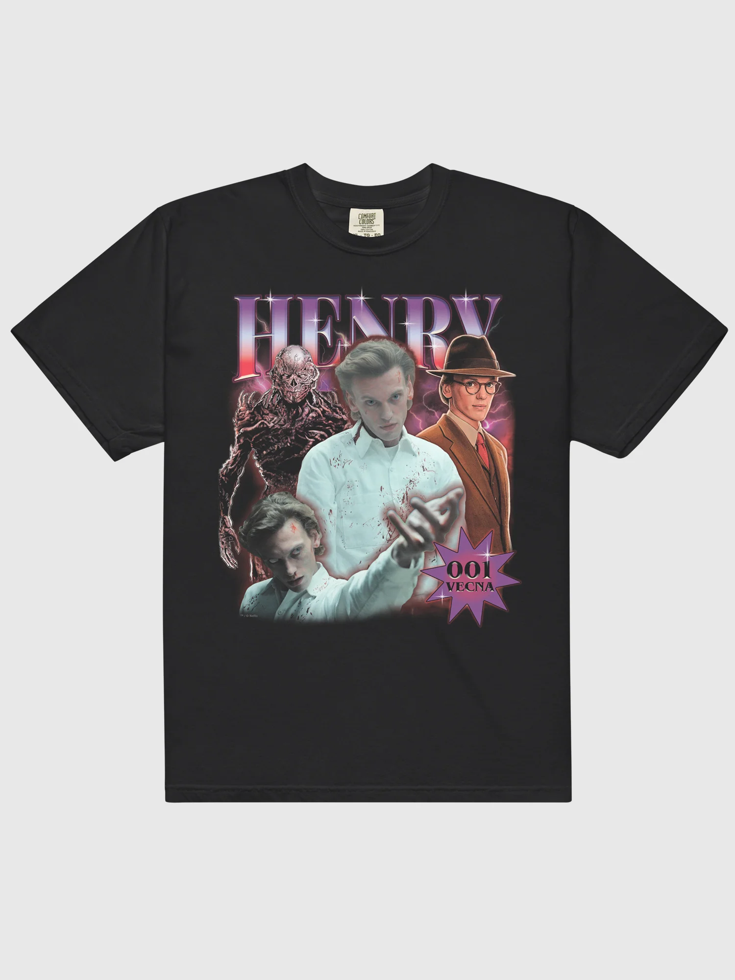 Stranger Things T-Shirt Henry Heartthrob Comfort Colors