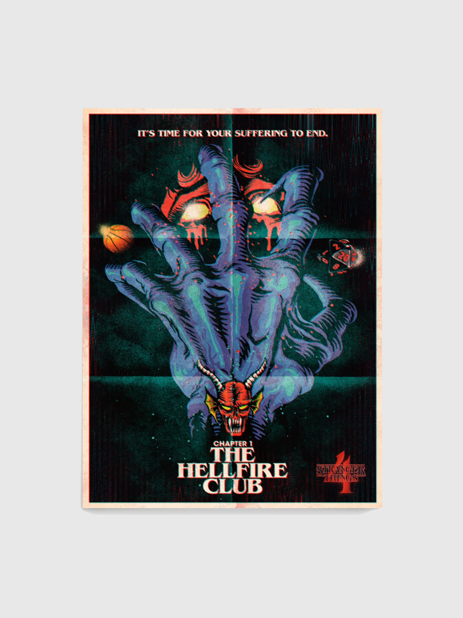 Stranger Things Season 4 x Butcher Billy The Hellfire Club Poster [24x36]