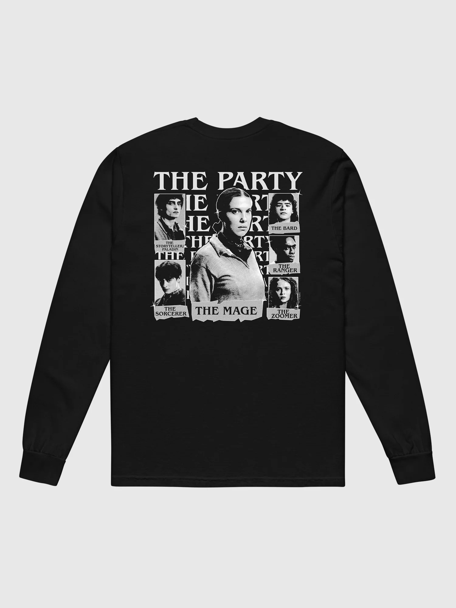 Stranger Things The Party Comfort Colors Long Sleeve T-Shirt