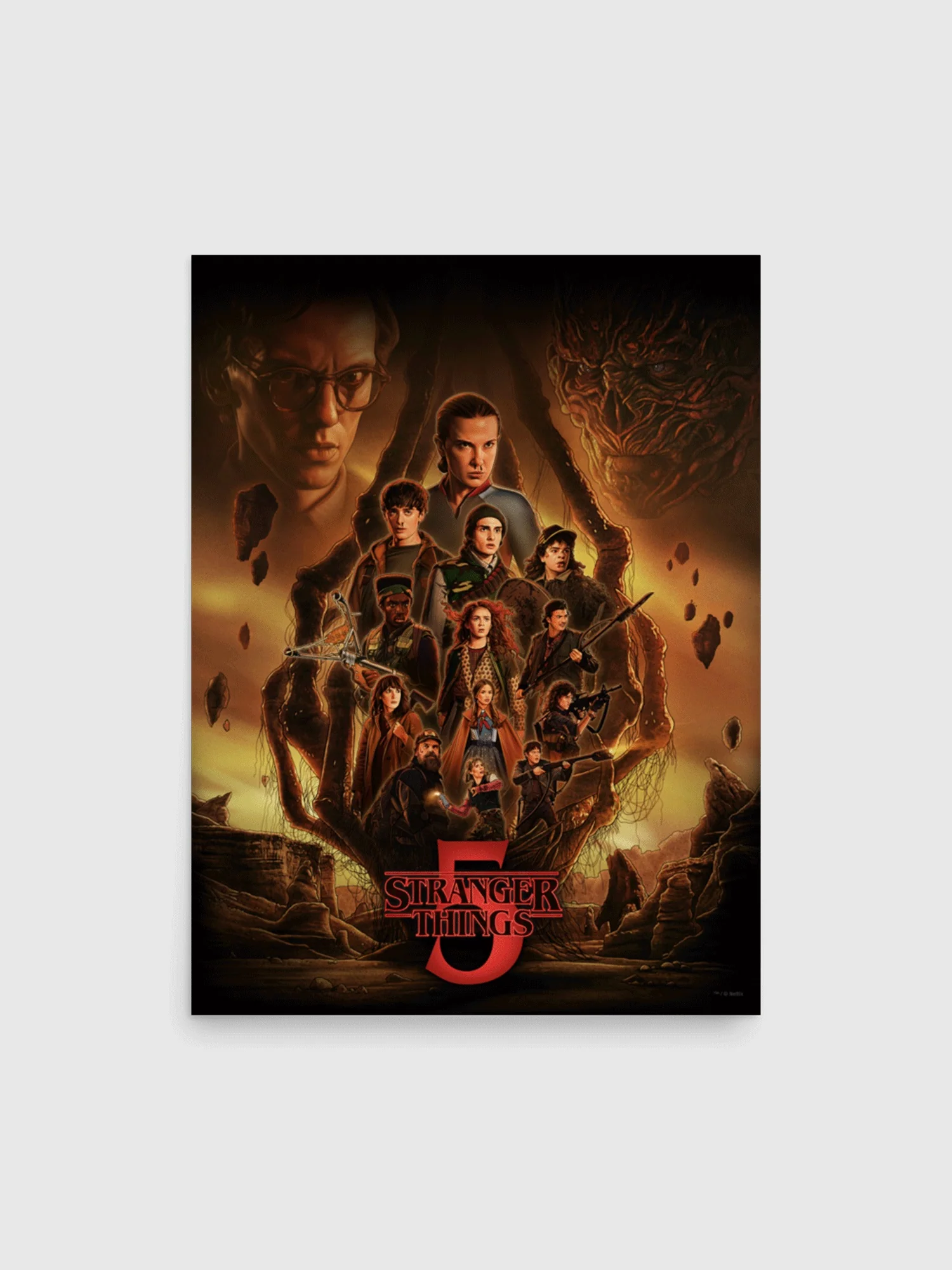 Stranger Things x Kyle Lambert Premium Poster Season 5 Finale Art