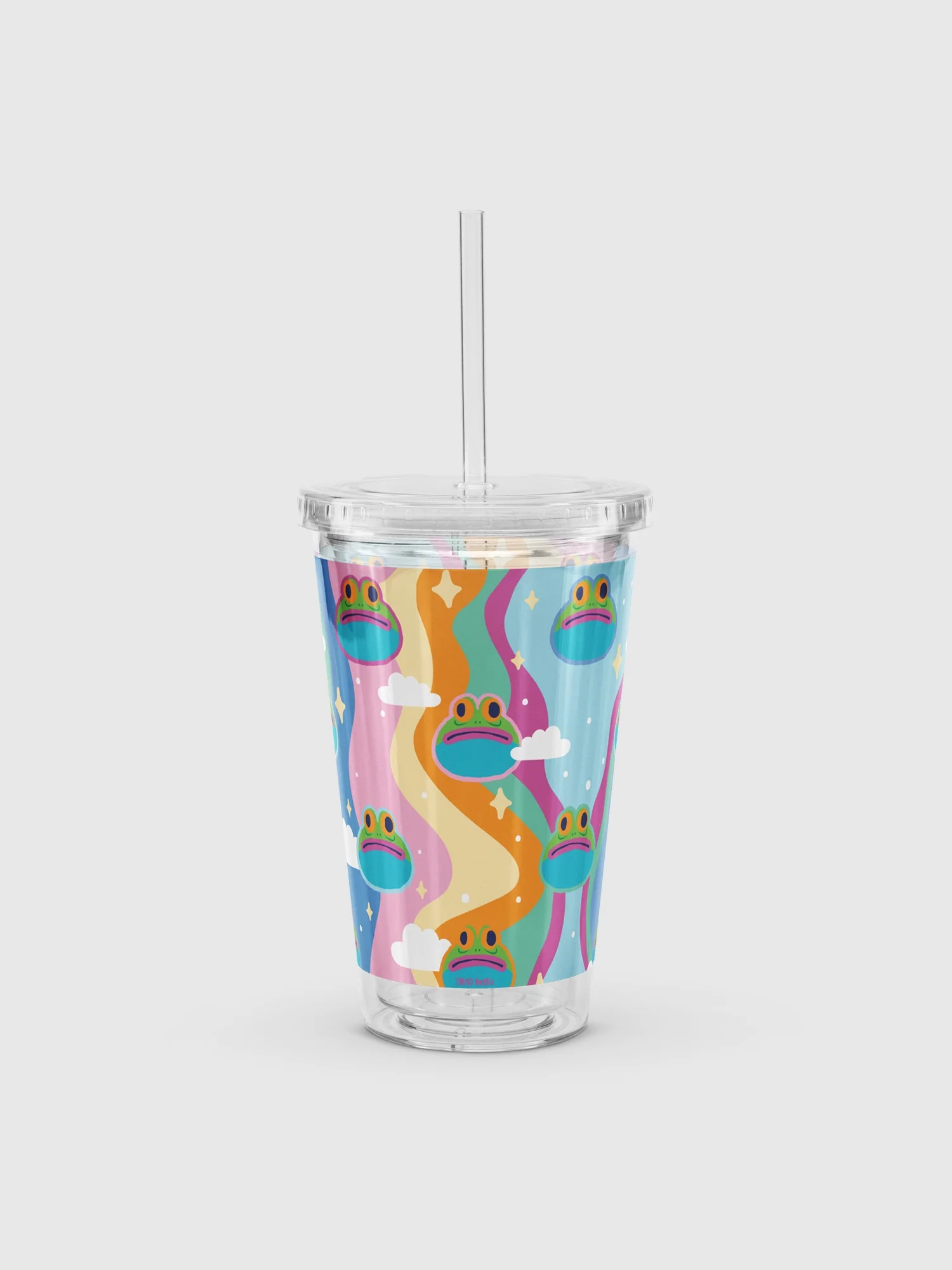 The Twits Twitlandia Clear Plastic Tumbler