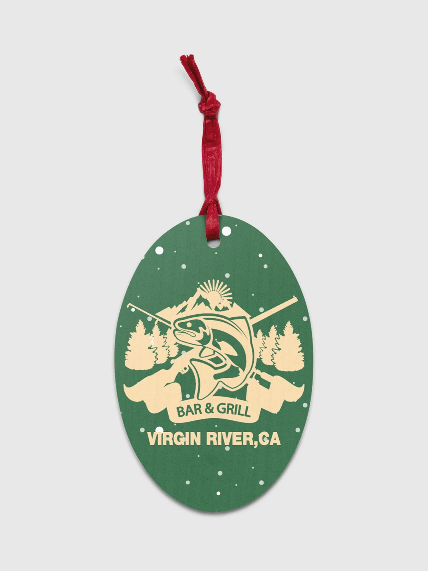 Virgin River Jack's Bar Wooden Ornament